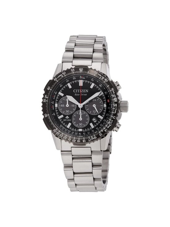 NWT Citizen Promaster Sky Navihawk Chronograph Quartz Black Dial Men\'s Watch